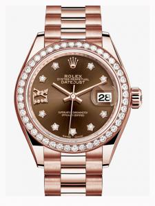 ロレックス レディデイトジャスト 279135RBRG 新品未使用 内箱 外箱 保証書 