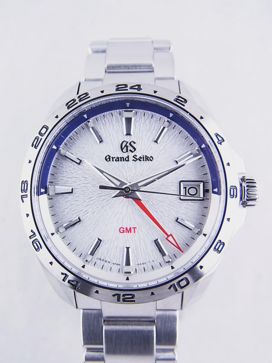 グランドセイコー 9Fクォーツ SBGN017 ホワイト メンズGMT針(NS※裏蓋シール有)