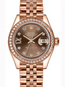 ロレックス レディデイトジャスト 279135RBRG 新品未使用 内箱 外箱 保証書 