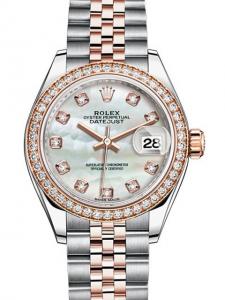 ロレックス レディデイトジャスト 279381 新品未使用 内箱 外箱 保証書