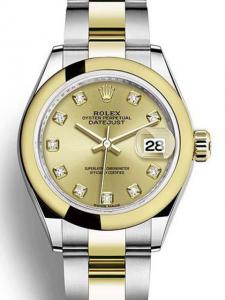 ロレックス レディデイトジャスト 279163G 新品未使用 内箱 外箱 保証書