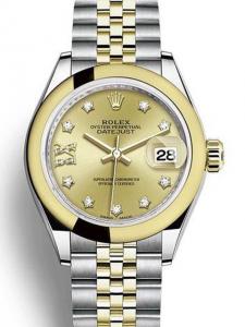 ロレックス レディデイトジャスト 279163G 新品未使用 内箱 外箱 保証書