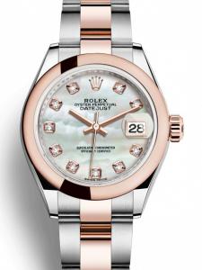 ロレックス レディデイトジャスト 279161NG 新品未使用 内箱 外箱 保証書 