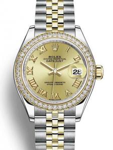 ロレックス レディデイトジャスト 279383RBR 新品未使用 内箱 外箱 保証書 