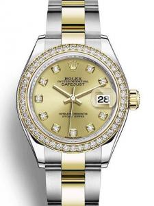 ロレックス レディデイトジャスト 279383RBR 新品未使用 内箱 外箱 保証書 