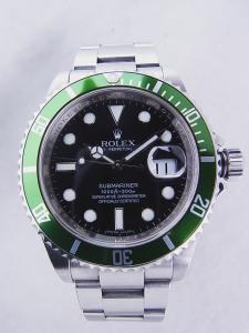 ロレックス サブマリーナ 16610LV A※スクラッチ多め 内箱、外箱、保証書、コマ０