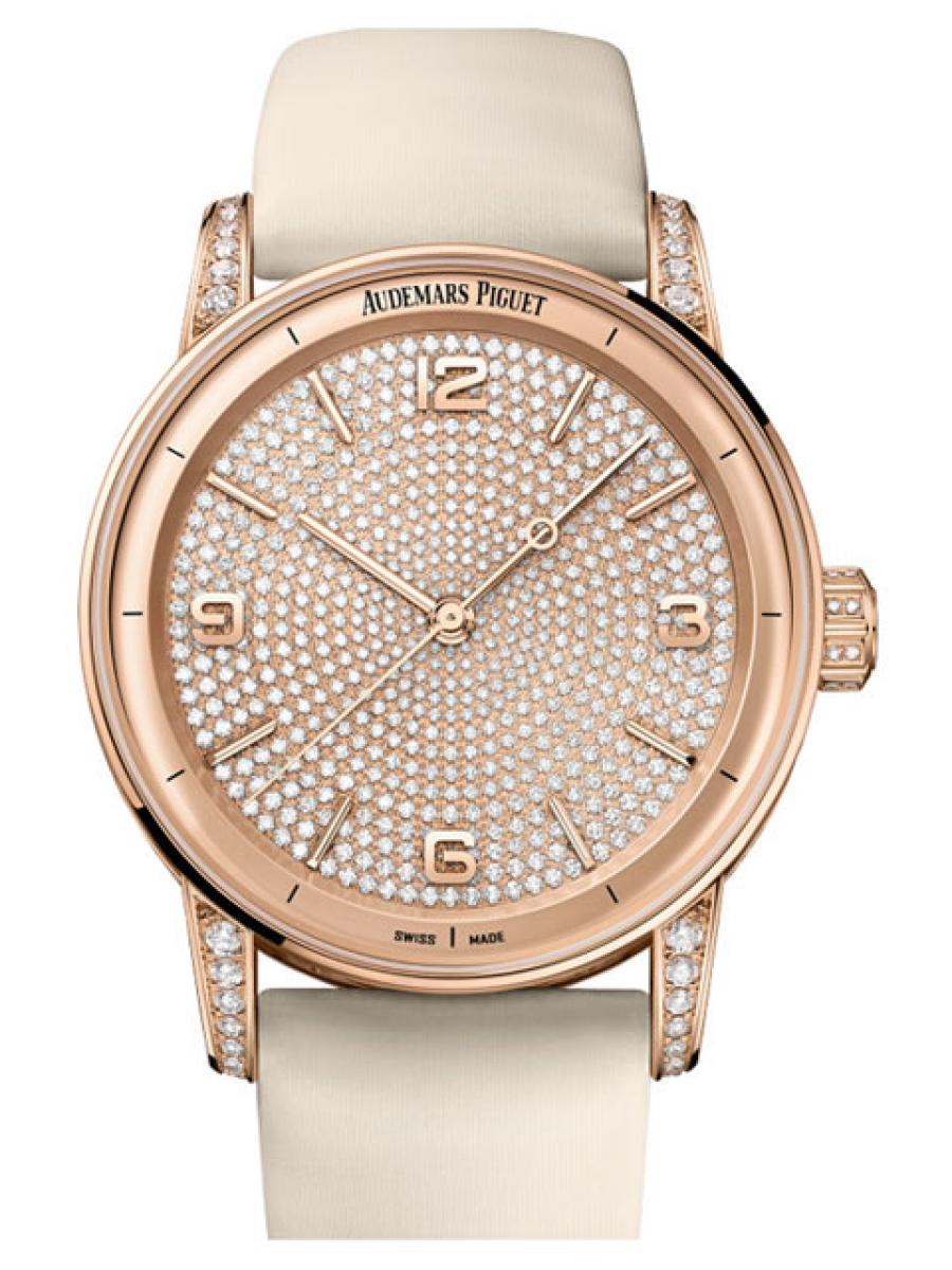 オーデマピゲ コード11.59 15210OR.ZZ.D300VE.01 ダイヤモンド 2022年新作 バイ オーデマ ピゲ オートマティック  ダイヤル  インナーベゼル 八角形ミドルケース レディース 41ｍｍ　カーフスキン　パワーリザーブ70時間(新品未使用)