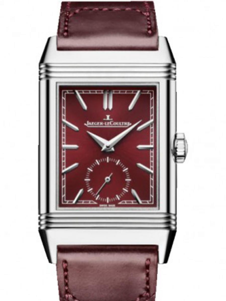 ジャガールクルト レベルソ Q397846J バーガンディレッド レベルソ・トリビュート スモールセコンド ブティック限定 文字盤 スモールセコンド インデックス  メンズ 27.4 mm　ストラップ　カーフストラップ　(新品未使用)