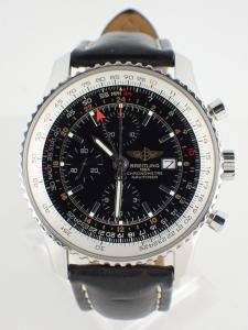 ブライトリング ナビタイマー A24322 中古※傷多い、文字盤反転、ガラスキズ有 内箱　外箱　保証書　１コマ