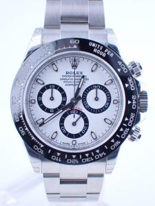 ロレックス デイトナ 116500LN 綺麗な中古 内箱、外箱、保証書