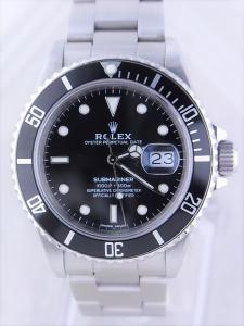 ロレックス サブマリーナ 16800 中古、スクラッチあり 内箱、外箱、保証書