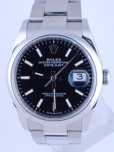 ロレックス デイトジャスト 126200 綺麗な中古 内箱、外箱、保証書