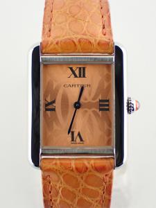 カルティエ タンク W1019455 AAA※新品仕上げ済み、ベルト純正中古 内箱