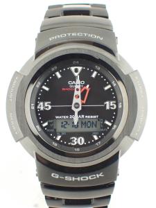 カシオ G-SHOCK AWM-500-1AJF AA※美品中古 内箱、外箱、保証書、コマ5