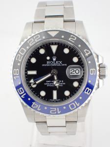 ロレックス GMTマスター2 116710BLNR B※傷有り中古 内箱、外箱、保証書