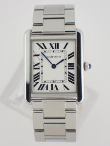 カルティエ タンク W5200014 AA※中古美品 内箱、保証書、コマ