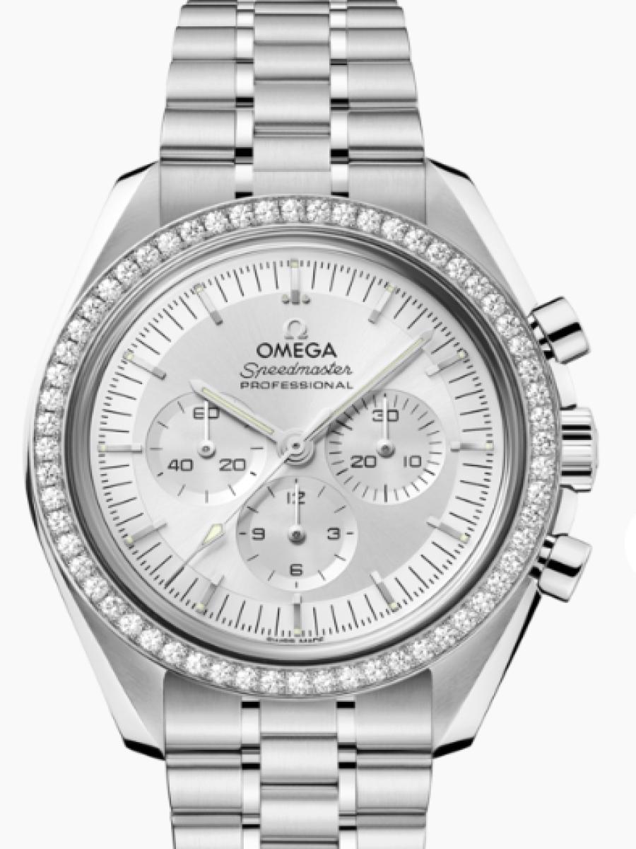 オメガ スピードマスター 310.55.42.50.02.001 シルバー ムーンウォッチ プロフェッショナル 　カノープス　クロノ　タキメーター　ダイヤ　シルバーダイヤル　 メンズモデル　メンズ　42ｍｍ　シースルーバック　マスター クロノメーター認定　　超高耐磁性能ムーブメント(新品未使用)