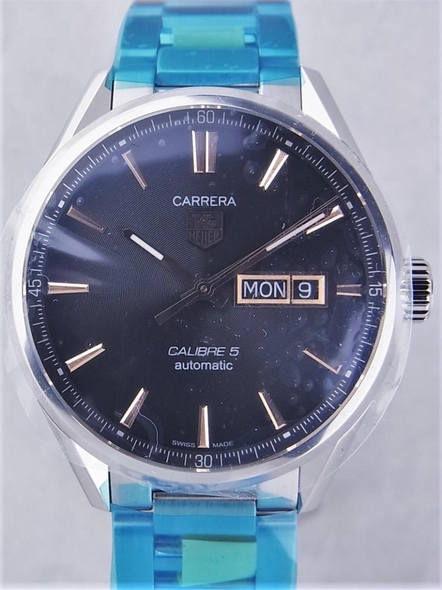 タグホイヤー カレラ WAR201C.BA0723 ブラック デイデイト  メンズ ローズゴールドメッキ(新品未使用)