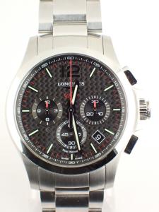ロンジン コンクエストクロノグラフ L3-717-4-66-6 AA※綺麗な中古 内箱、外箱、保証書