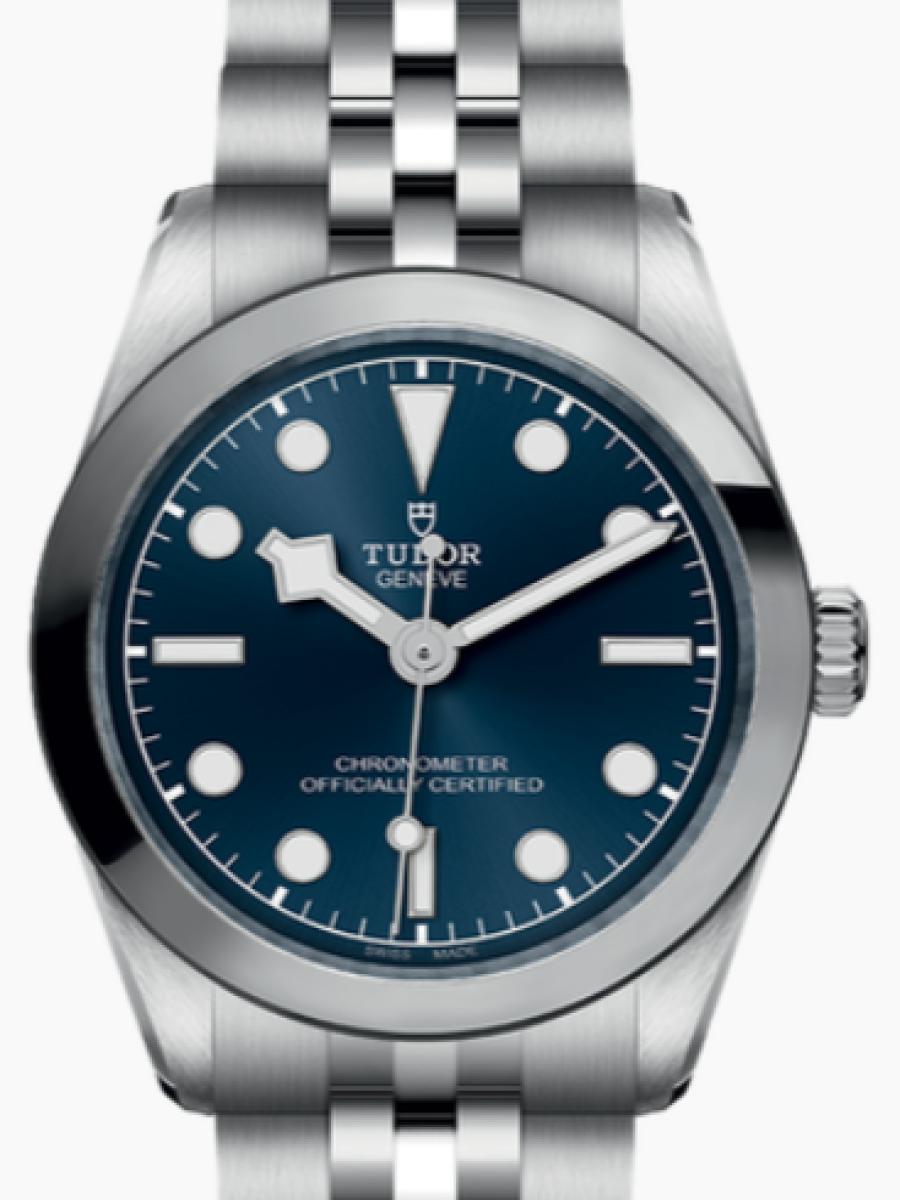 チューダー ブラックベイ M79600-0002 ブルー ブラックベイワン31　アワーインデックス　ブルーダイヤル メンズ　レディース　31ｍｍ　5連リンク　キャリバー MT5201(新品未使用)