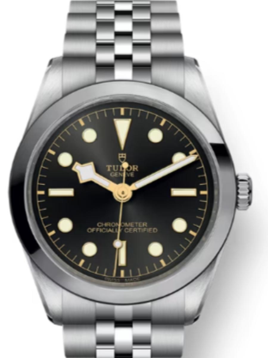 チューダー ブラックベイ M79640-0001 ブラック ブラックベイワン36　ブラックダイヤル　アワーインデックス　 メンズ　メンズモデル　36ｍｍ　5連ブレスレット　 キャリバー MT5400(新品未使用)