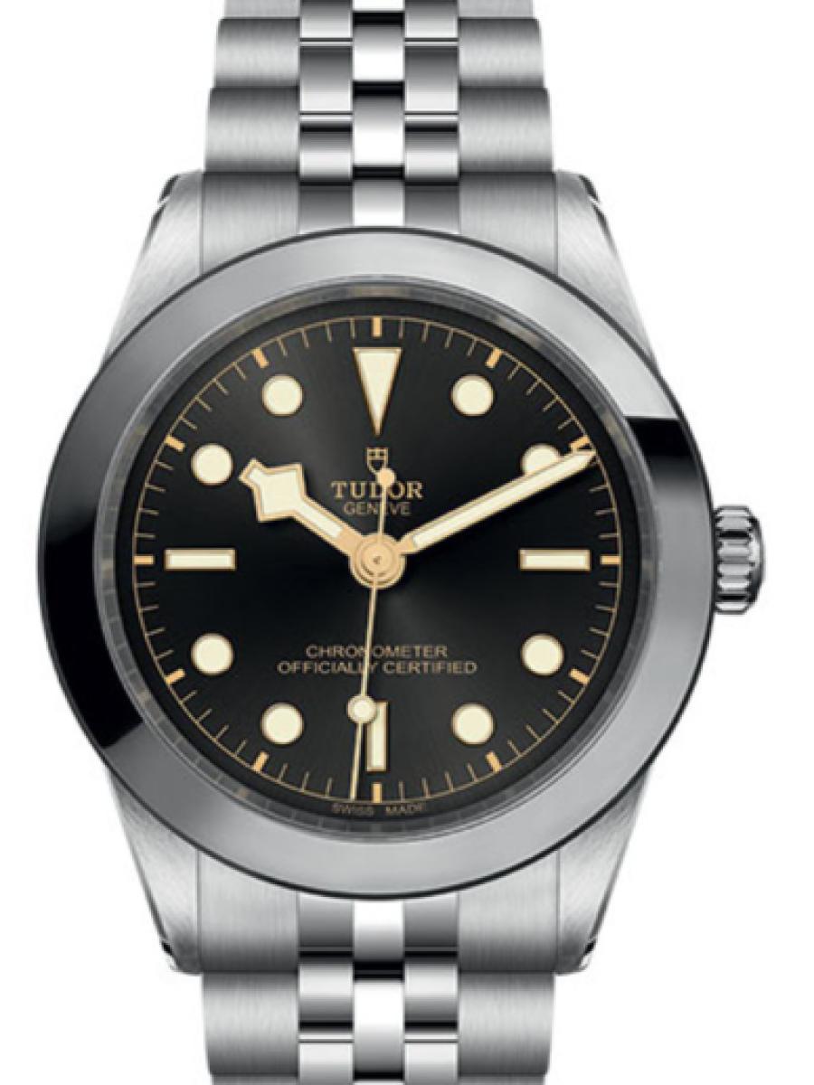 チューダー ブラックベイ M79640-0001 ブラック ブラックベイワン36　アワーインデックス　ブルーダイヤル メンズ　メンズモデル　36ｍｍ　マニュファクチュール キャリバー MT5602　パワーリザーブ約70時間(新品未使用)