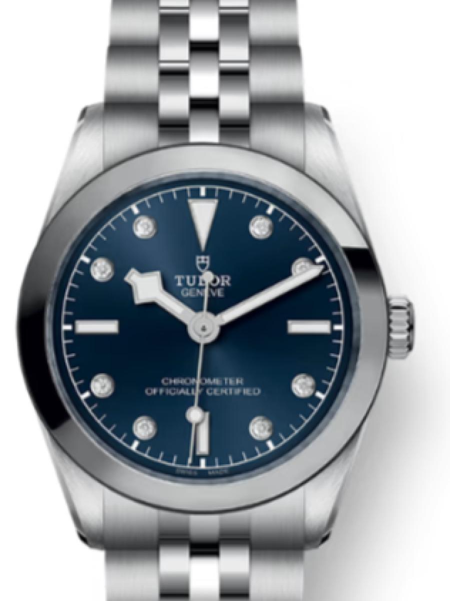 チューダー ブラックベイ M79600-0005 ブルー ブラックベイワン31　ジュエリーウォッチ　ダイヤインデックス　ブルーダイヤル レディース　レディースモデル　31mm　キャリバー MT5201　パワーリザーブ約50時間(新品未使用)