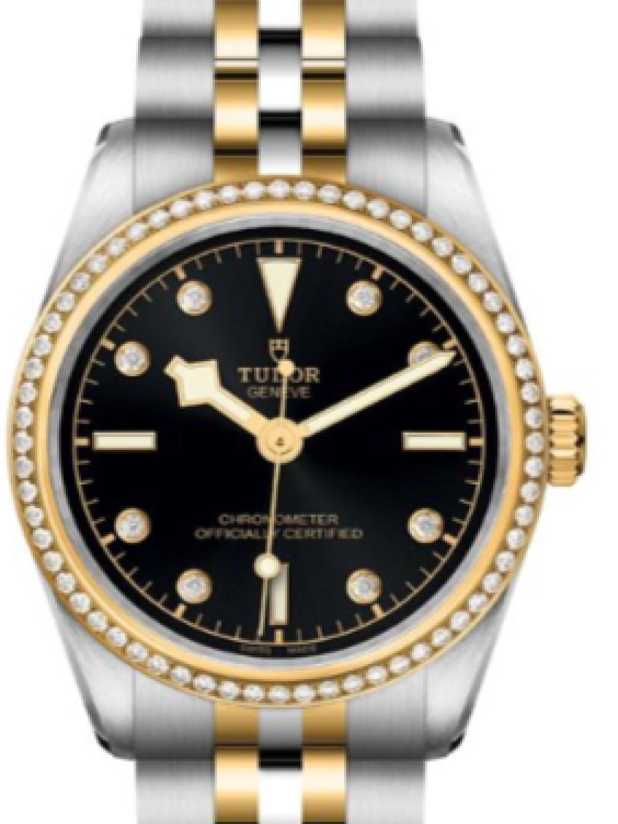 チューダー ブラックベイ M79613-0005 ブラック ブラックベイワン31　S&G　コンビモデル　ダイヤインデックス　ブラックダイヤル レディースモデル　レディース　 キャリバー MT5201　マニュファクチュール(新品未使用)