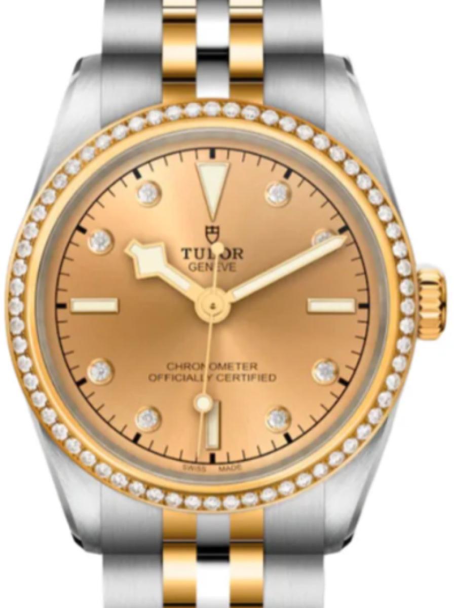 チューダー ブラックベイ M79613-0007 シャンパン ブラックベイワン31　S&G　コンビモデル　ダイヤインデックス　シャンパンダイヤル レディース　レディースモデル　31ｍｍ　キャリバー MT5201　マニュファクチュール(新品未使用)