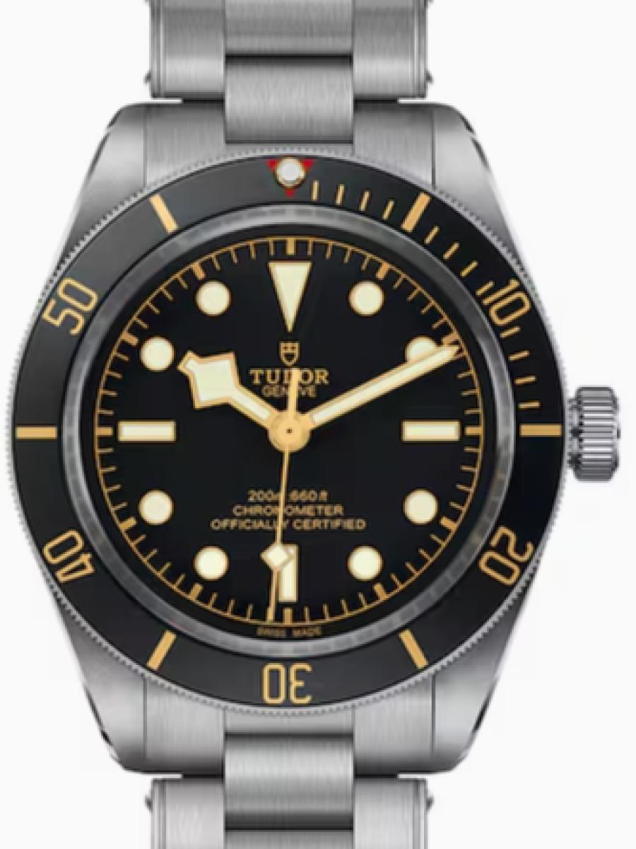 チューダー ブラックベイ M79030N-0001 ブラック ブラックベイ58　ブラックダイヤル　アワーインデックス　 メンズ　メンズモデル　キャリバー MT5402（COSC）　39 mm(新品未使用)