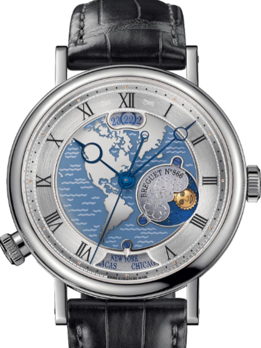 ブレゲ クラシック 5717PT/US/9ZU シルバー クラシック メンズ　メンズモデル　プラチナ　43 mm　サファイアケースバック　パワーリザーブ 55時間(新品未使用)