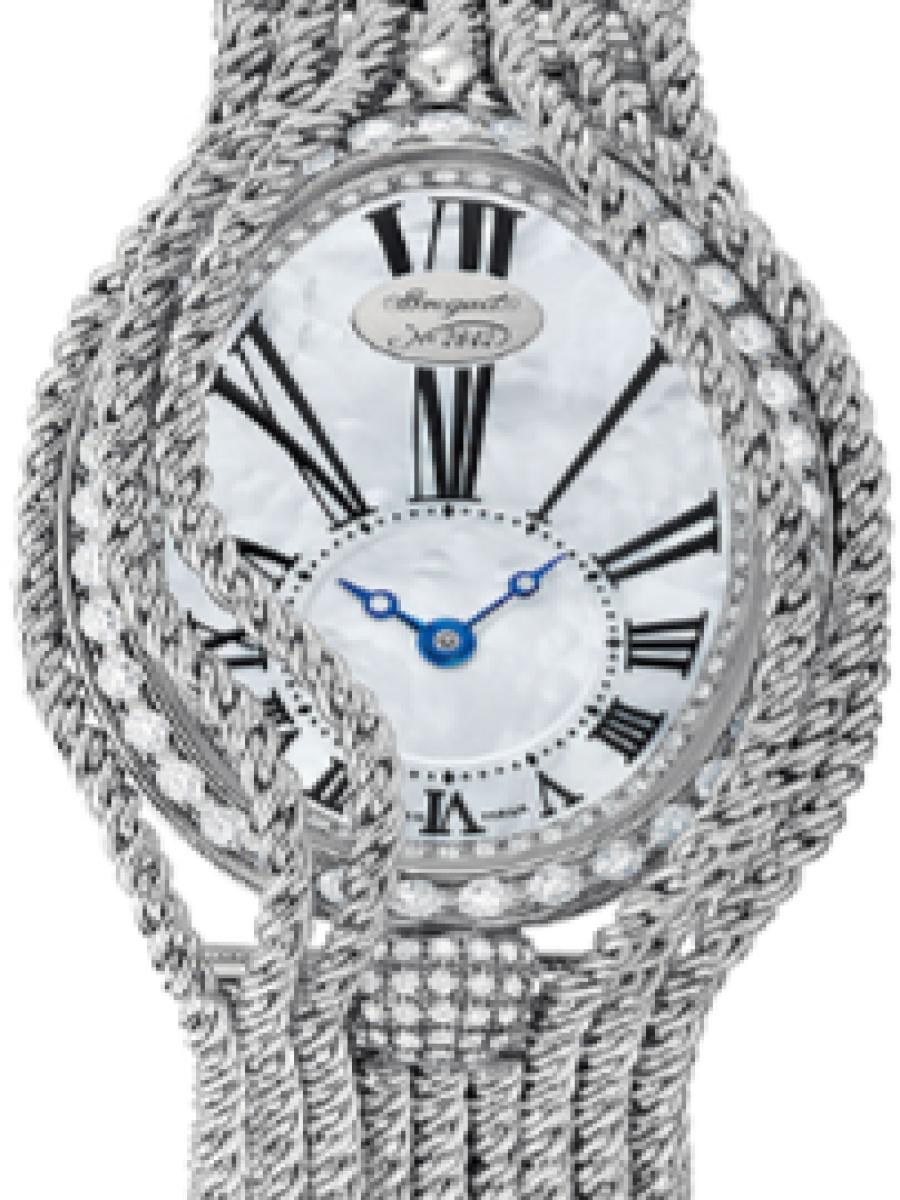 ブレゲ クイーンオブネイプルズ 8928BB-51-J60-DD0D マザーオブパール レーヌ・ド・ナポリ8928　マザーオブパールダイヤル　網目デザイン　スモールセコンド レディース　レディースモデル　18Kホワイトゴールド　25 mm(新品未使用)