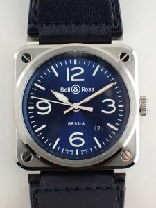 ベル＆ロス BR-03 BR03A-BLU-ST/SCA NS※新品