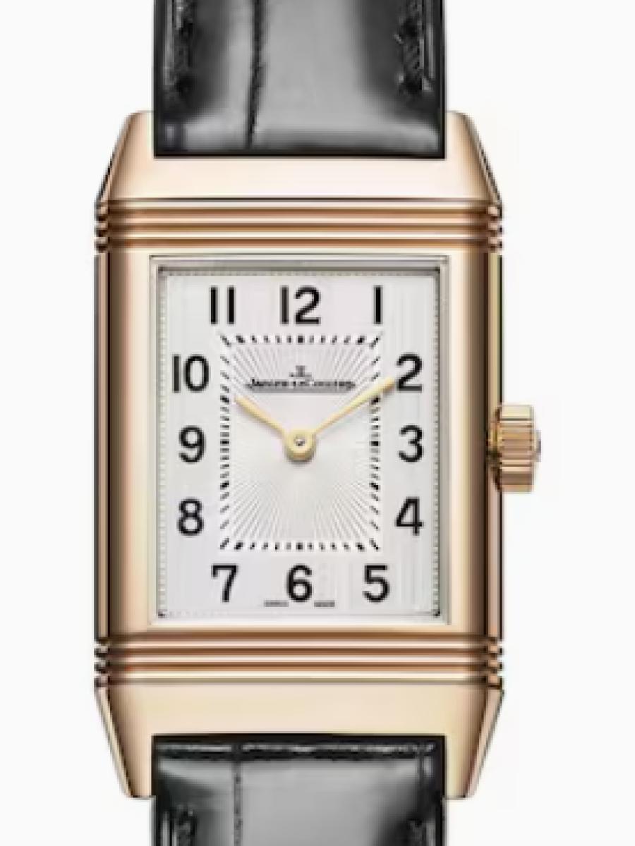 ジャガールクルト レベルソ Q2602540 シルバー レベルソ・クラシック モノフェイス　シルバーダイヤル　ギョーシェ加工 レディース　レディースモデル　35.78 x 21 mm　アリゲーターベルト(新品未使用)