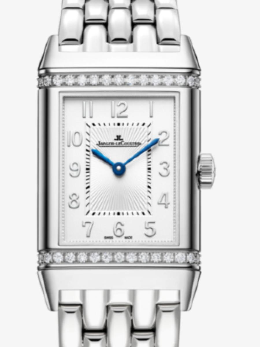 ジャガールクルト レベルソ Q2578181 シルバー レベルソ・クラシック デュエット　サンレイダイヤル　ダイヤ　 レディース　レディースモデル　40 x 24.4 mm　(新品未使用)