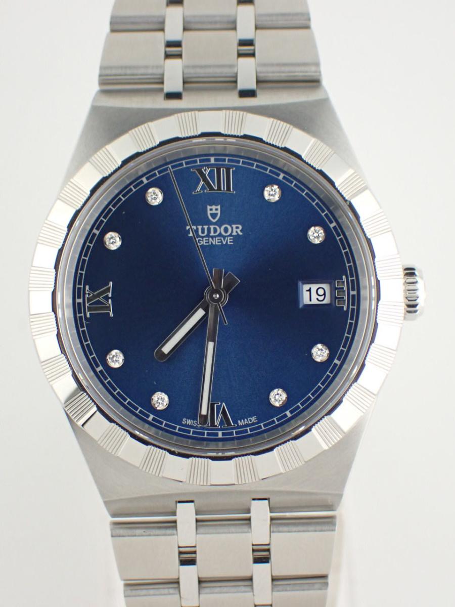 チューダー スポーツコレクション 28500 ブルー 38mm、ステンレススチール、ブルー文字盤(AAA※新品仕上げ済み)