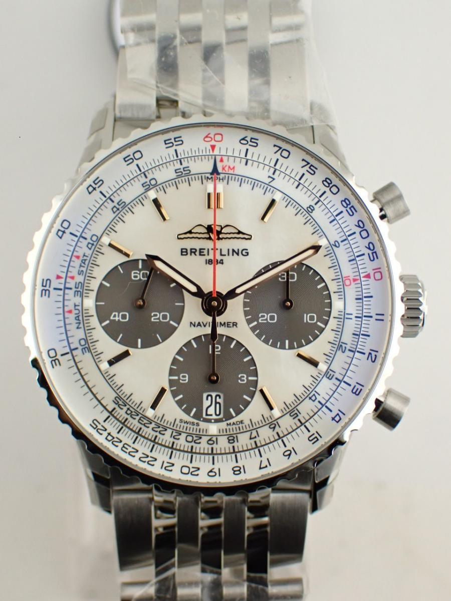 ブライトリング ナビタイマー AB0139211A1A1 MOP 41mm径、メンズ、日本限定モデル(NS※新品)