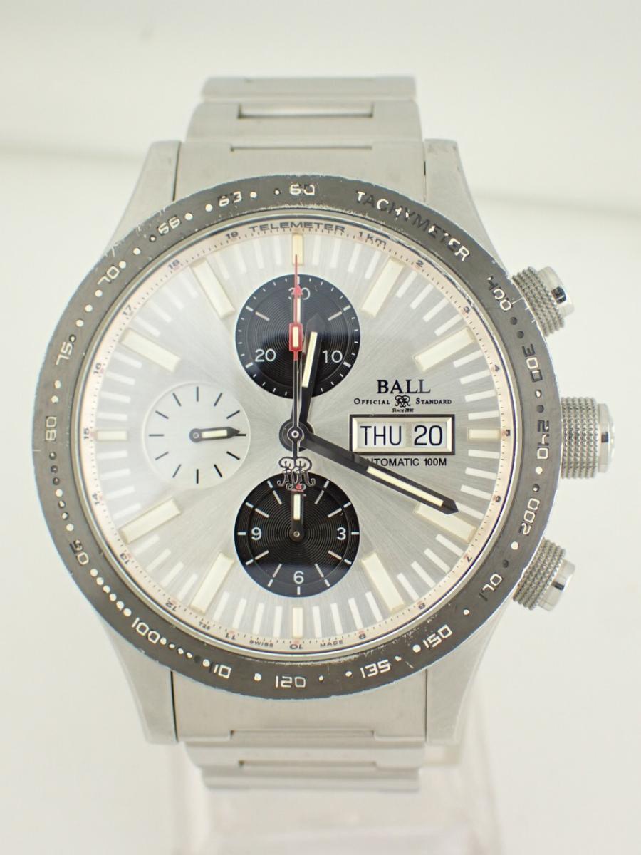 ボールウォッチ ストークマン CM2092C-S1J-SL シルバー 43mm径、メンズ(A※傷あり中古)