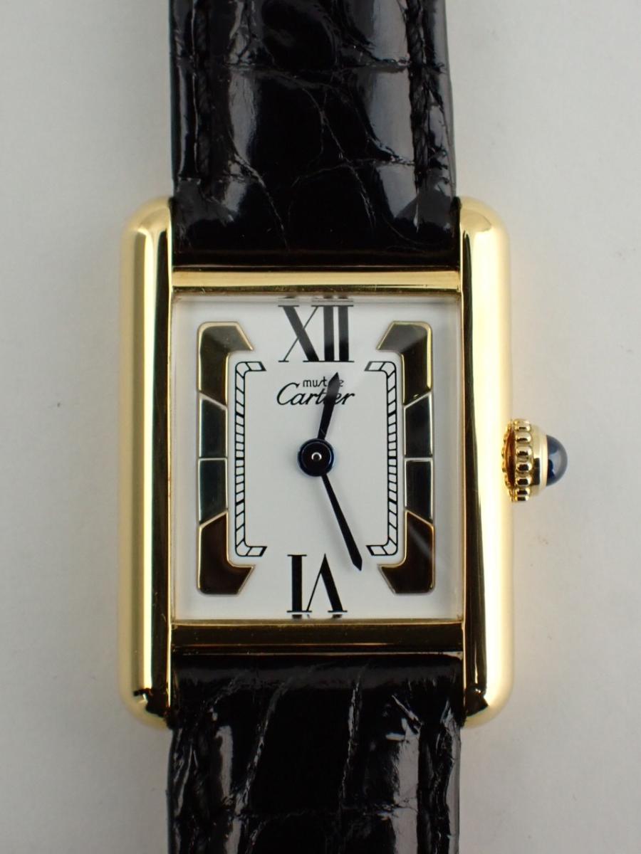 カルティエ タンク W1006354 シルバー系 20mm幅、レディース(AA※中古美品)