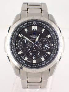 カシオ オシアナス OCW-T600TD-1AJF A※傷あり中古 内箱、外箱、保証書、コマ