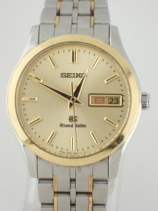 グランドセイコー 9Fクォーツ SBGT004 B※傷多い、刻印有 内箱、外箱、保証書、コマ