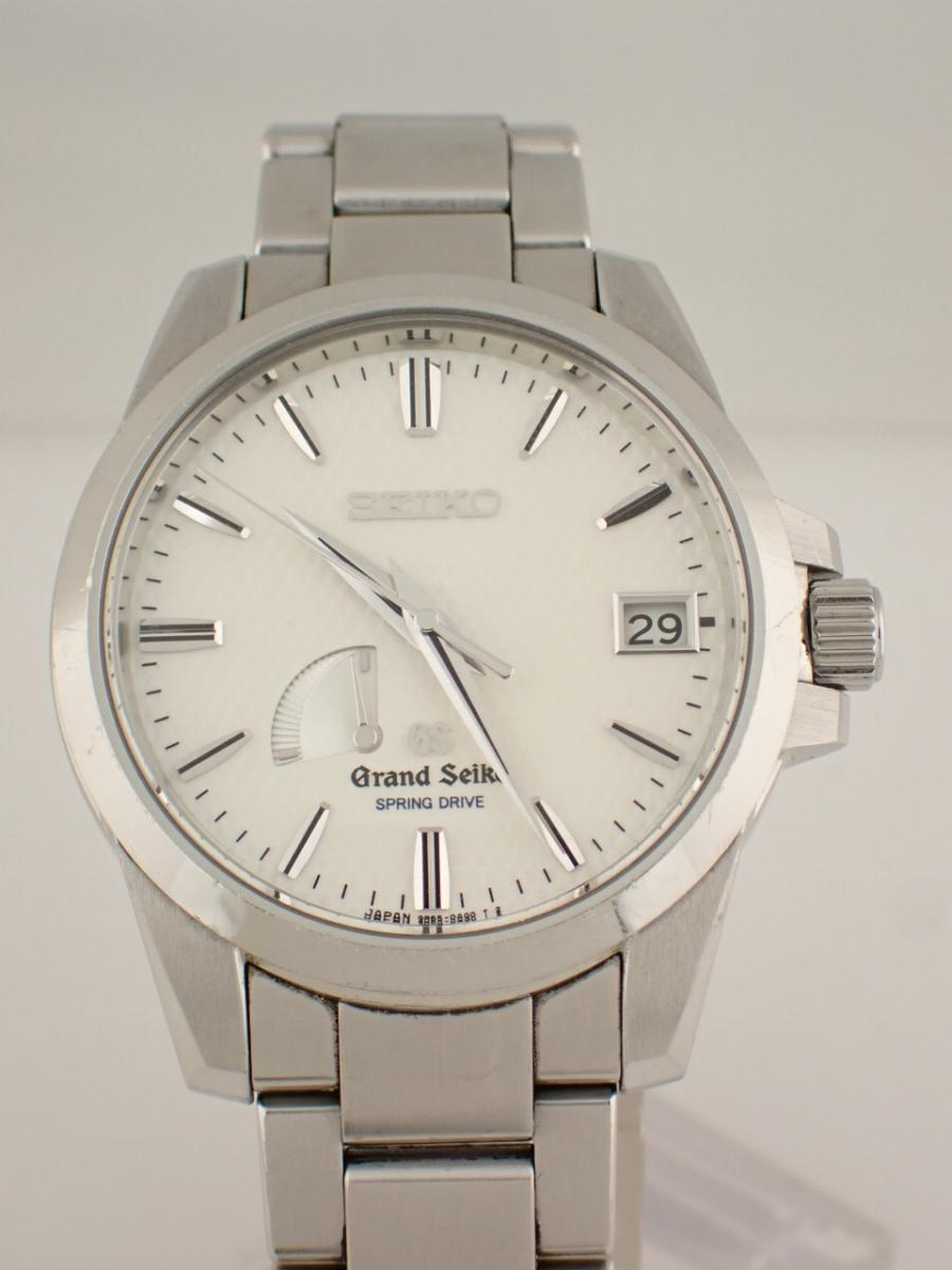グランドセイコー スプリングドライブ SBGA025 ホワイト系 40mm径、メンズ(AB※傷多い)