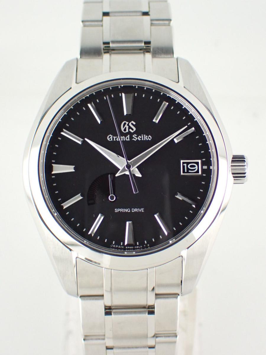 グランドセイコー スプリングドライブ SBGA203 ブラック 41mm、パワーリザーブ、デイト(NS※新品)
