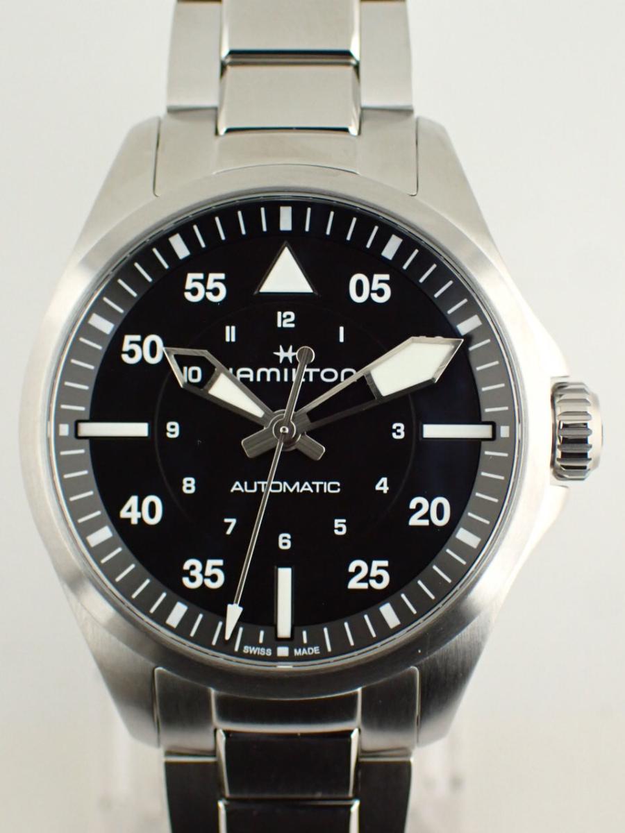 ハミルトン カーキ H76215130 ブラック 36mm、ステンレスベルト、メンズ(NS※新品)
