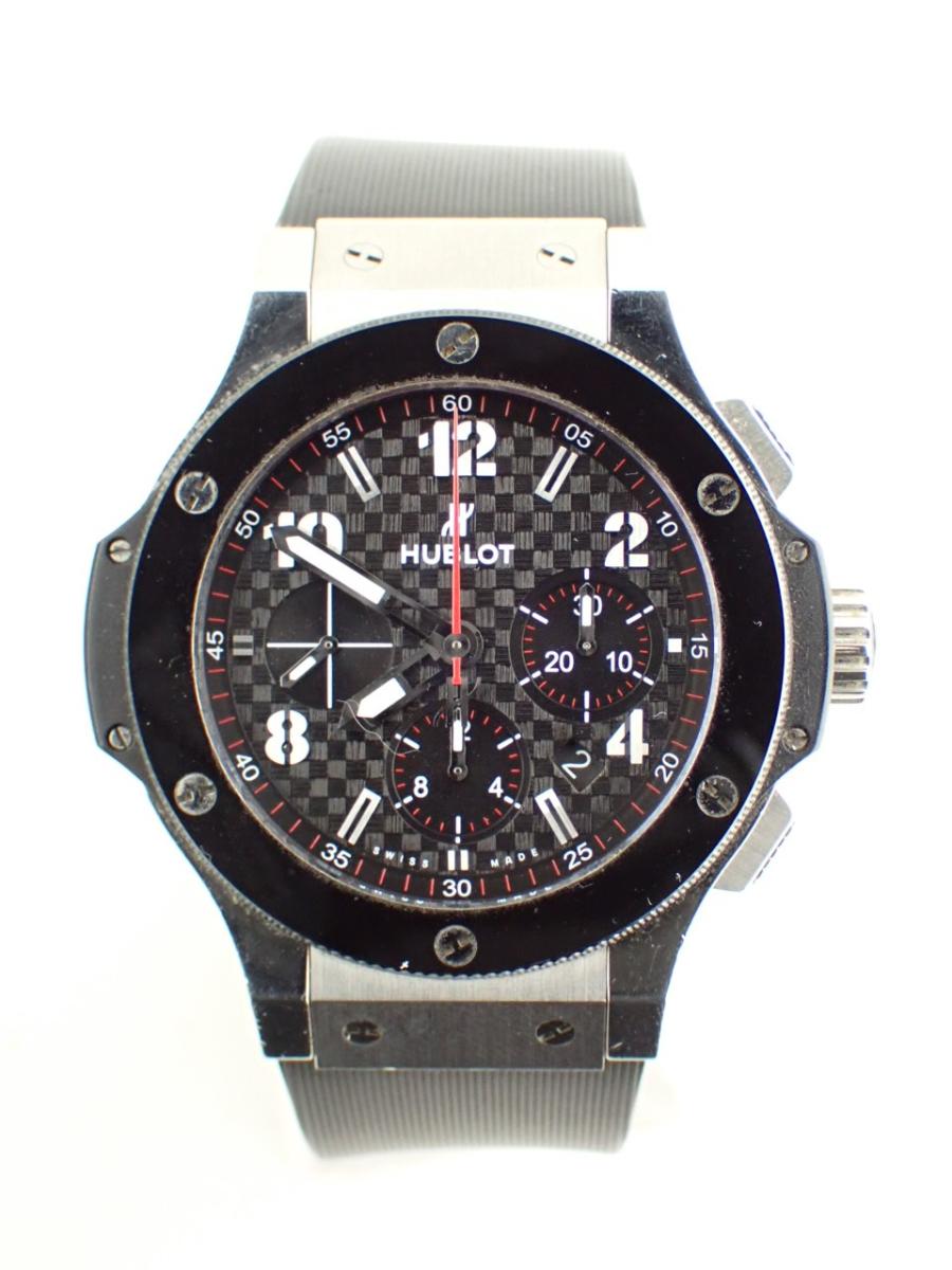 ウブロ ビッグバン 301.SB.131.RX ブラック 44mm径、メンズ(A※傷あり中古)