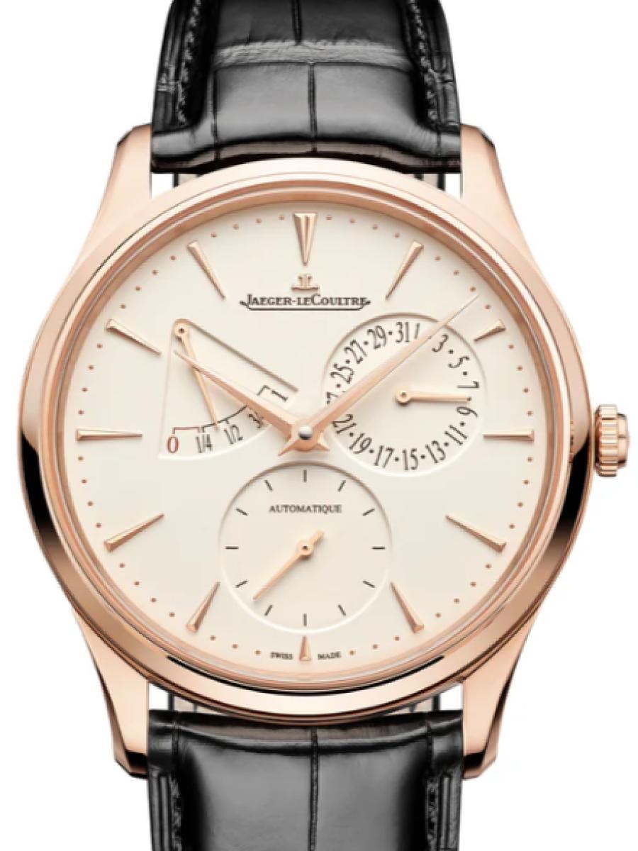 ジャガールクルト マスター Q1372510 ホワイト マスター・ウルトラスリム パワーリザーブ　ホワイトダイヤル　パワーリザーブ メンズ　レディース　ユニセックス　39 mm　シースルーバック　キャリバー938(新品未使用)