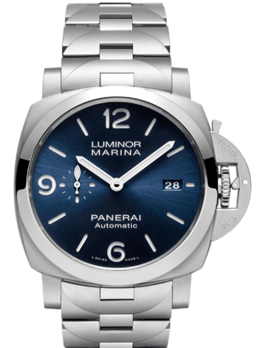 パネライ ルミノール PAM01316 ブルー ルミノールマリーナ　スモールセコンド　デイト表示　ブルーダイヤル メンズ　44ｍｍ　キャリバーP.9010　パワーリザーブ3日間　　(新品未使用)