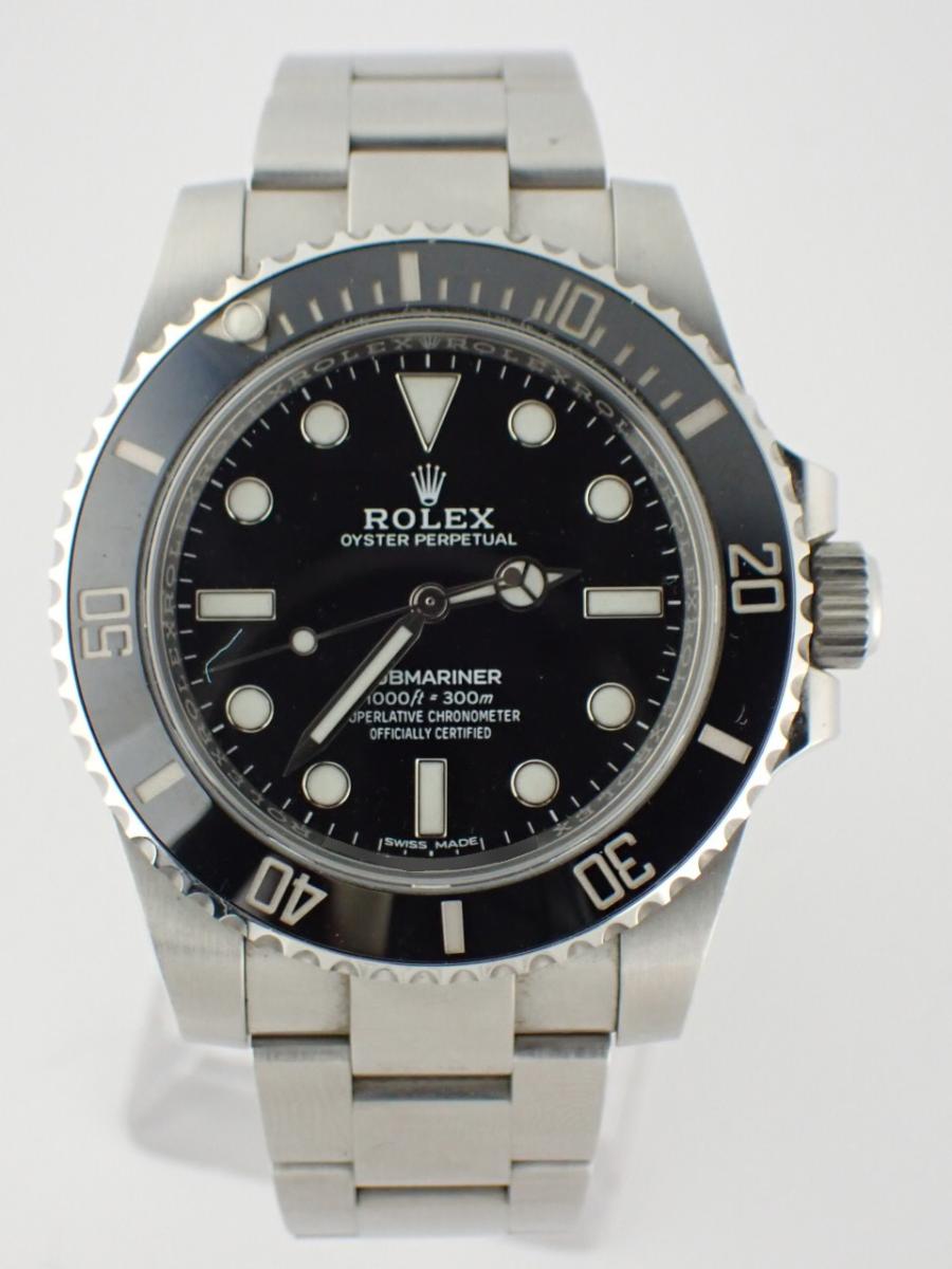 ロレックス サブマリーナ 114060 ブラック 40mm径、メンズ、生産終了モデル(A※小傷あり)
