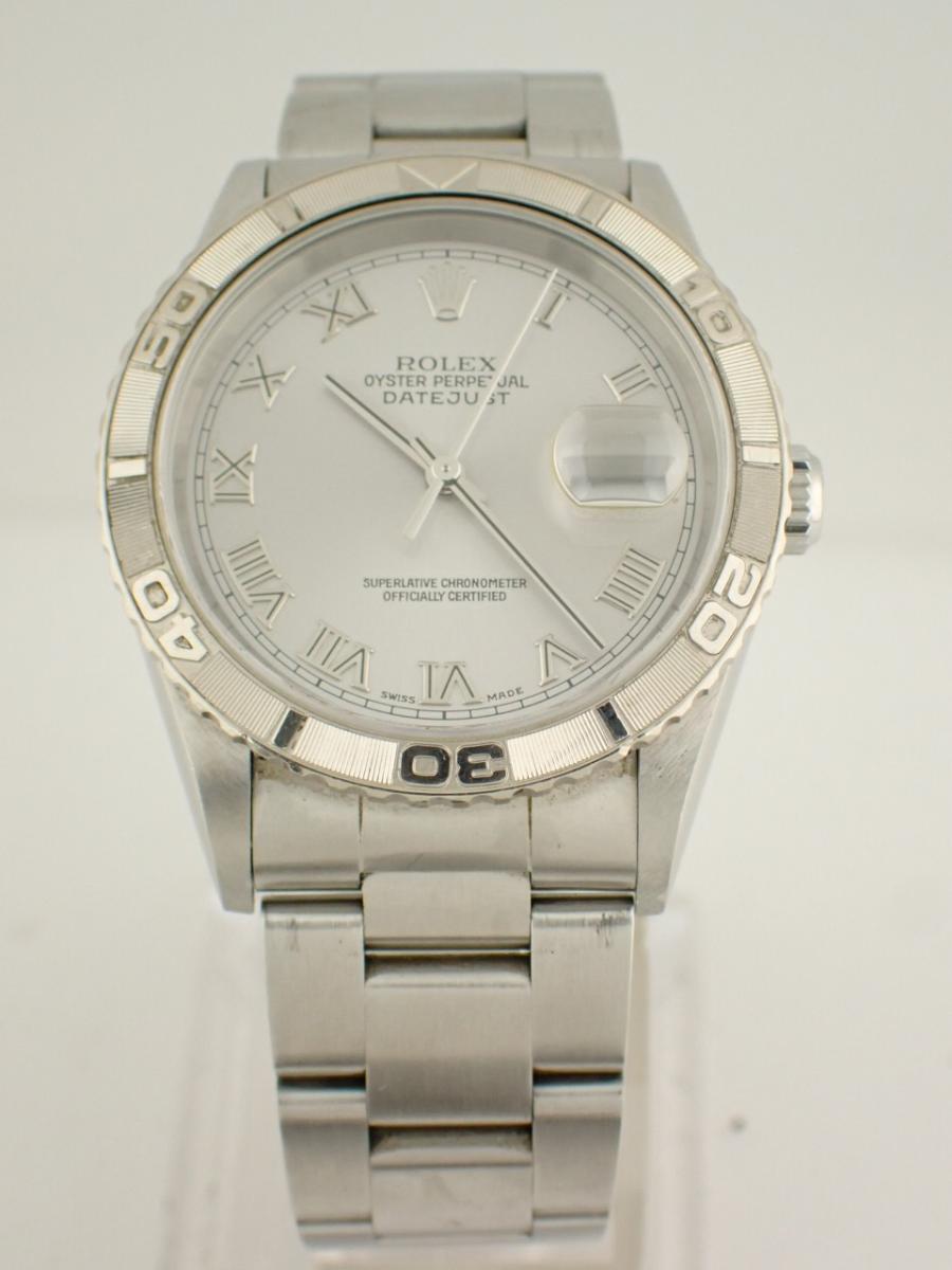 ロレックス サンダーバード 16264 ホワイト 36mm径、メンズ(A※傷あり中古)