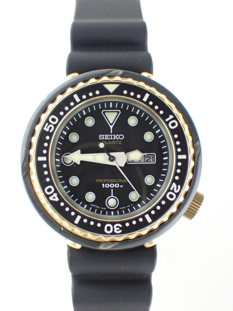 セイコー プロスペックス SBBN040 ブラック 49mm径、メンズ、数量限定モデル(A※きれいな中古)